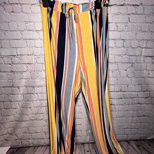 Glitzy Girl Striped Pants